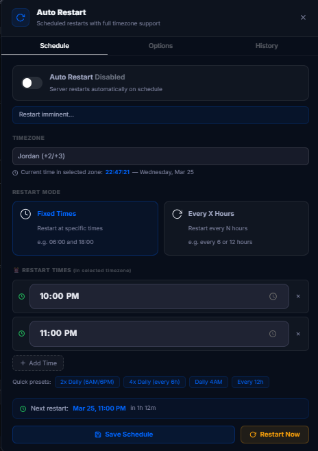 Auto Restart